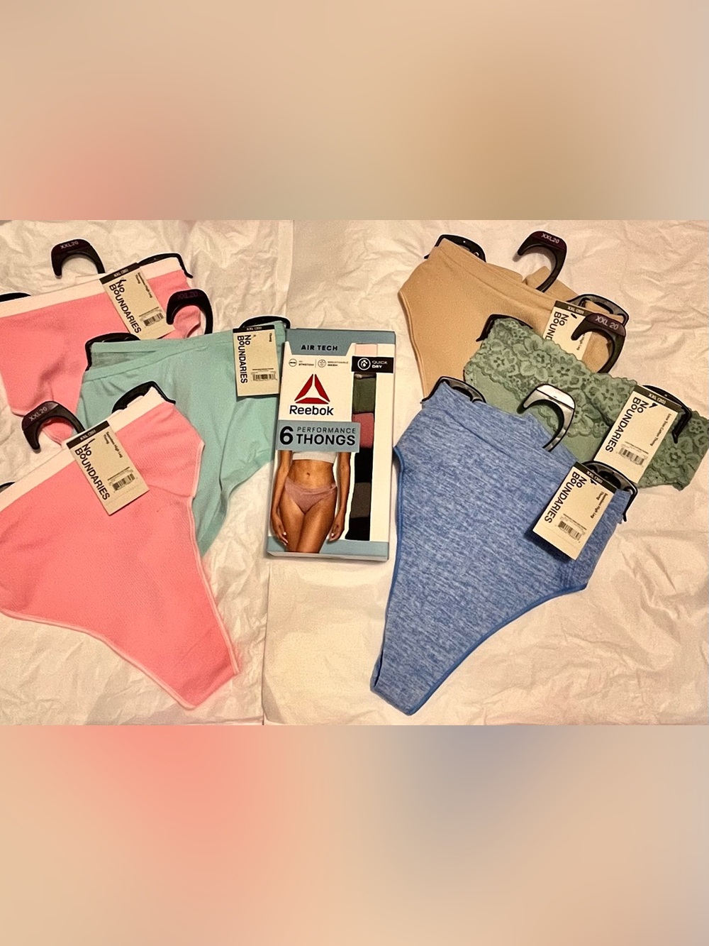 NWT Women’s Thong Panties Bundle ~ 2X